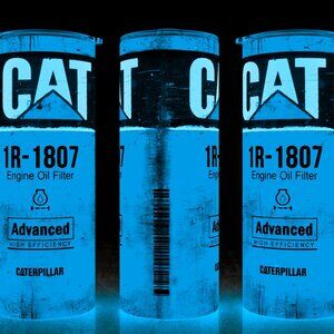 Glow in the Dark Cat Caterpillar 1R-1807 Grunge Oil Filter Cup Mug Tumbler 20oz